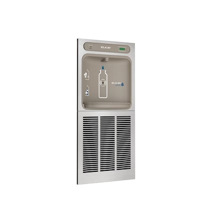 Elkay Ezh2O In-Wall Bottle Filling Station High Efficiency Filtered 8 Gph Stainless LZWSGRNM8PK